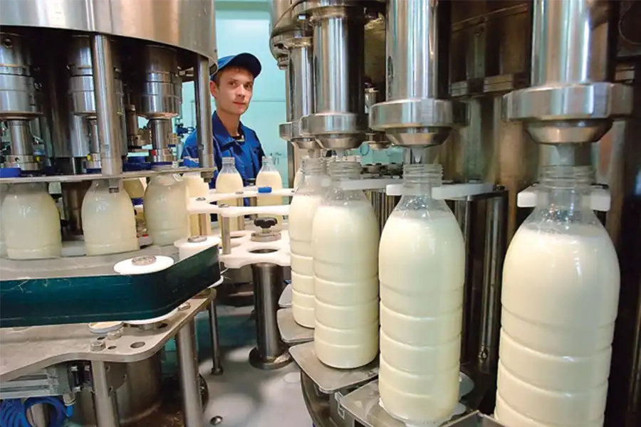 Уборка на молочном комбинате