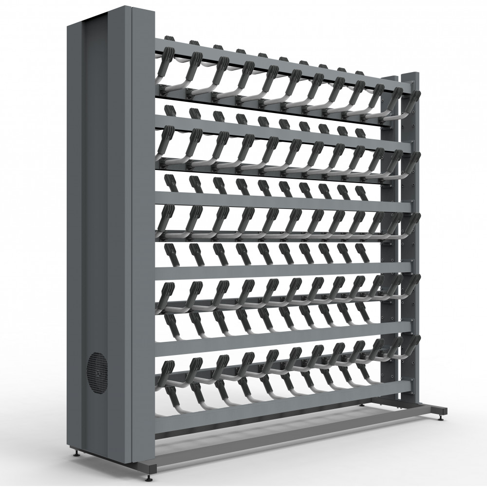 Сушильный стеллаж для обуви, двухсторонний.