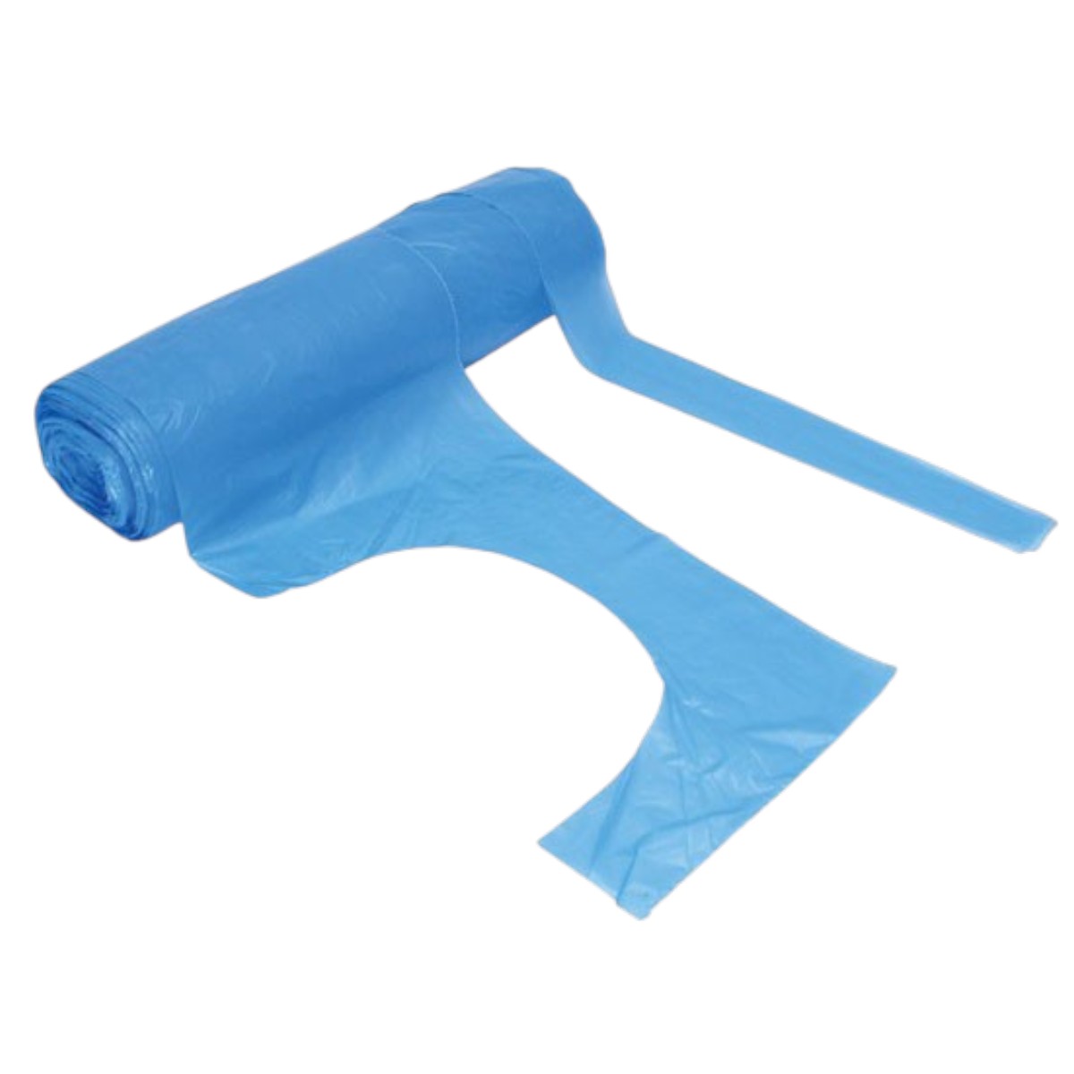 Фартук HACCPER Polytex одноразовый в рулоне 1250x750 мм, 20 мкм, голубой