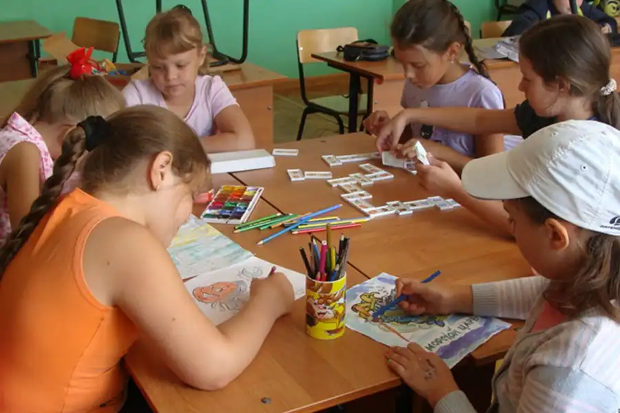 Уборка в школе