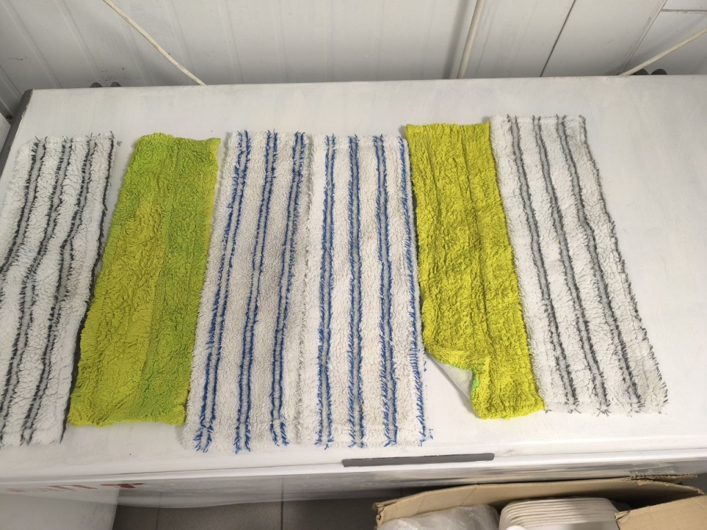 Ткань после обработки